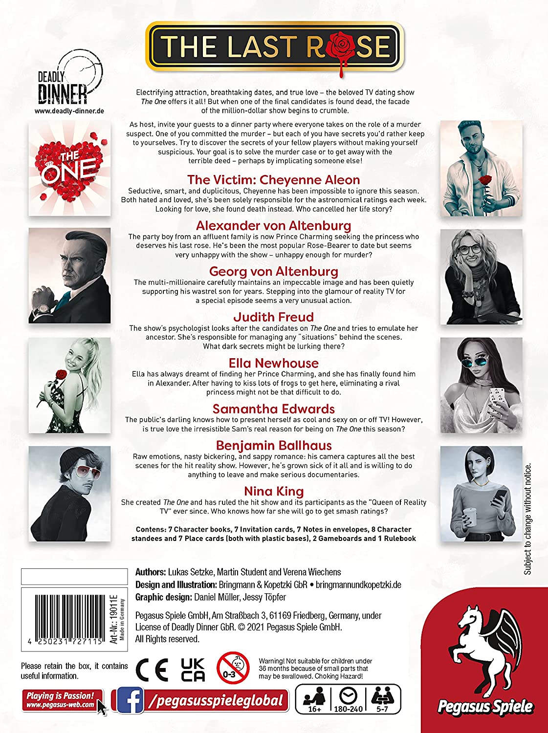 Deadly Dinner : The Last Rose